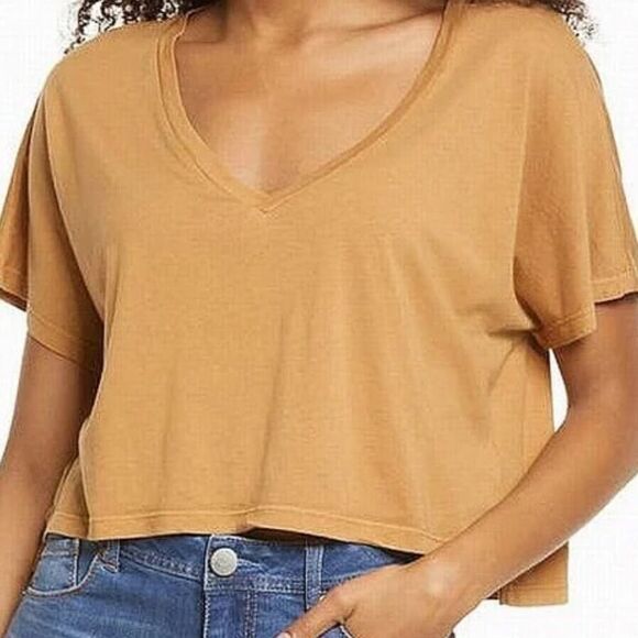 Bp Yellow Crop T-Shirt - Picture 4 of 12